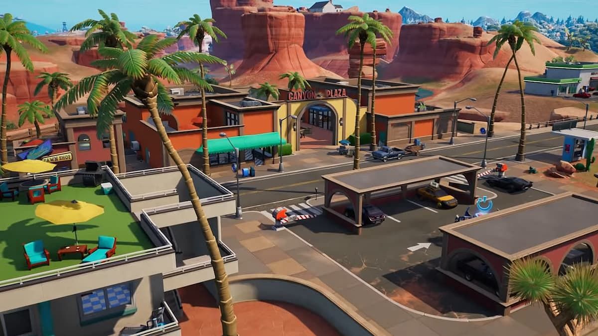 Condo Canyon is a brand new Chapter 3 Season 1 POI (Image via Epic Games)