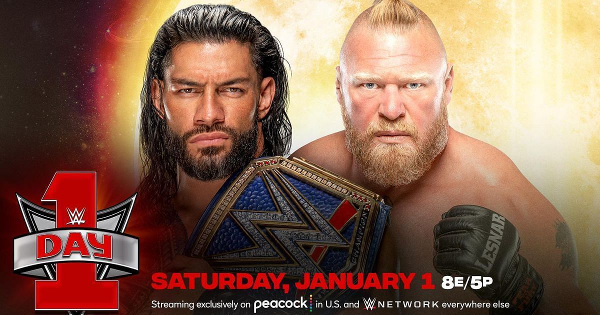 WWE Day 1 will take place on 1st January 2022