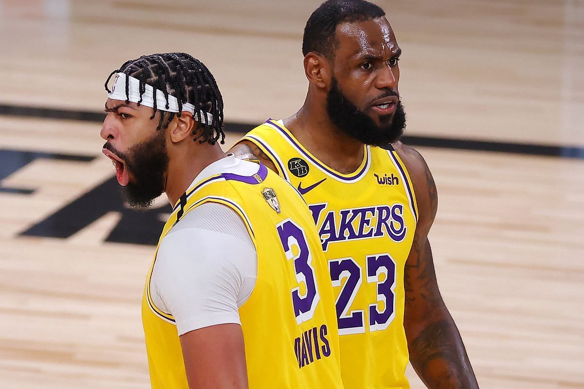 The LA Lakers can't afford to overtax LeBron James following the Covid outbreak and Anthony Davis' injury. [Photo: Lakers Daily]