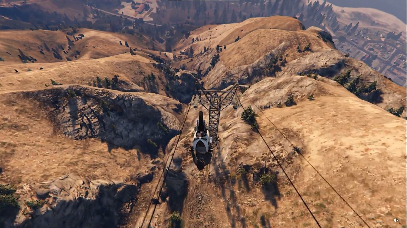 GTA Online Redditor pulls off an unbelievable 4-step stunt jump (Image via u/Accomplished_Mix_475/Reddit)