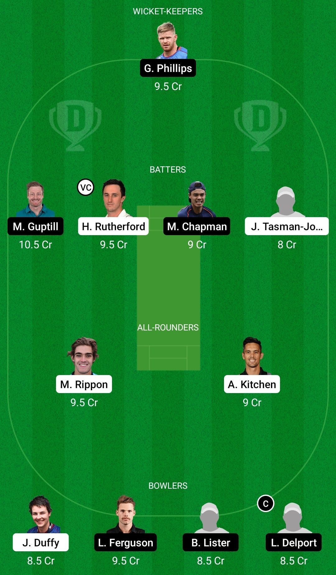 Dream11 Team for Otago Volts vs Auckland Aces - Super Smash 2021-22.