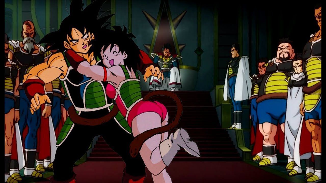 Bardock and Gine (image via Toei Animation)