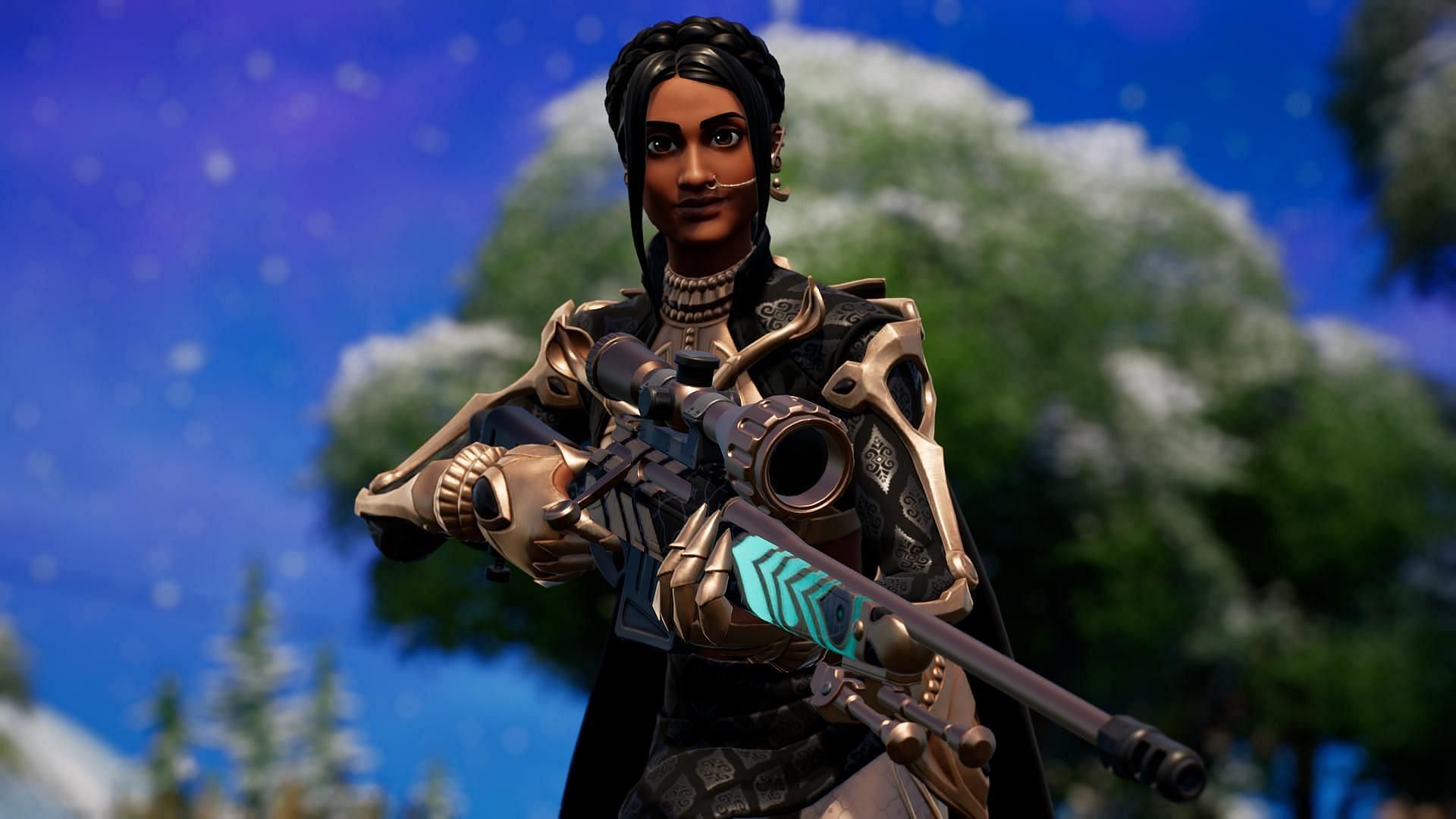 Shanta is one of the NPCs in Fortnite Chapter 3 Season 1 and players will have to open Seven vaults to complete her quests (Image via Epic Games)