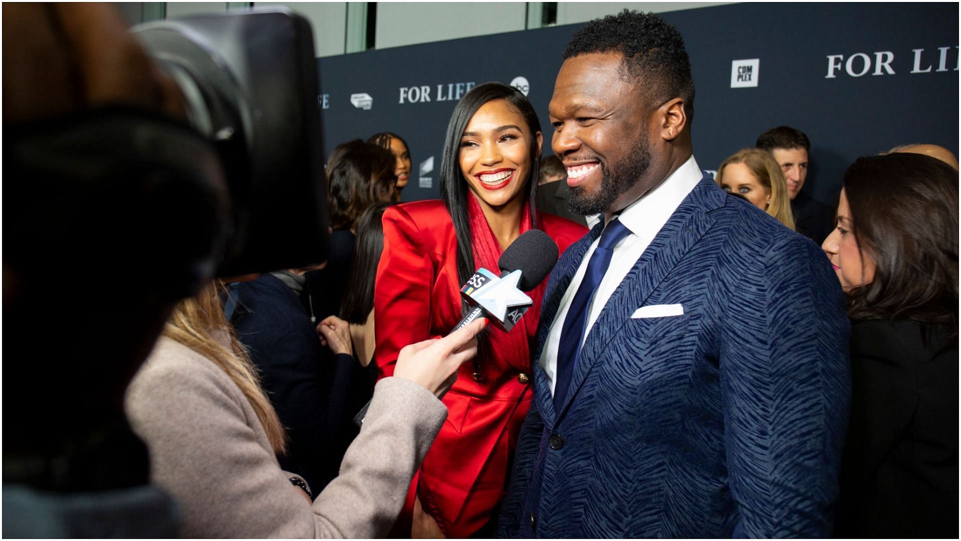 50 Cent and Cuban Link at the New York premiere of For Life (Image by Arturo Holmes via Getty Images)