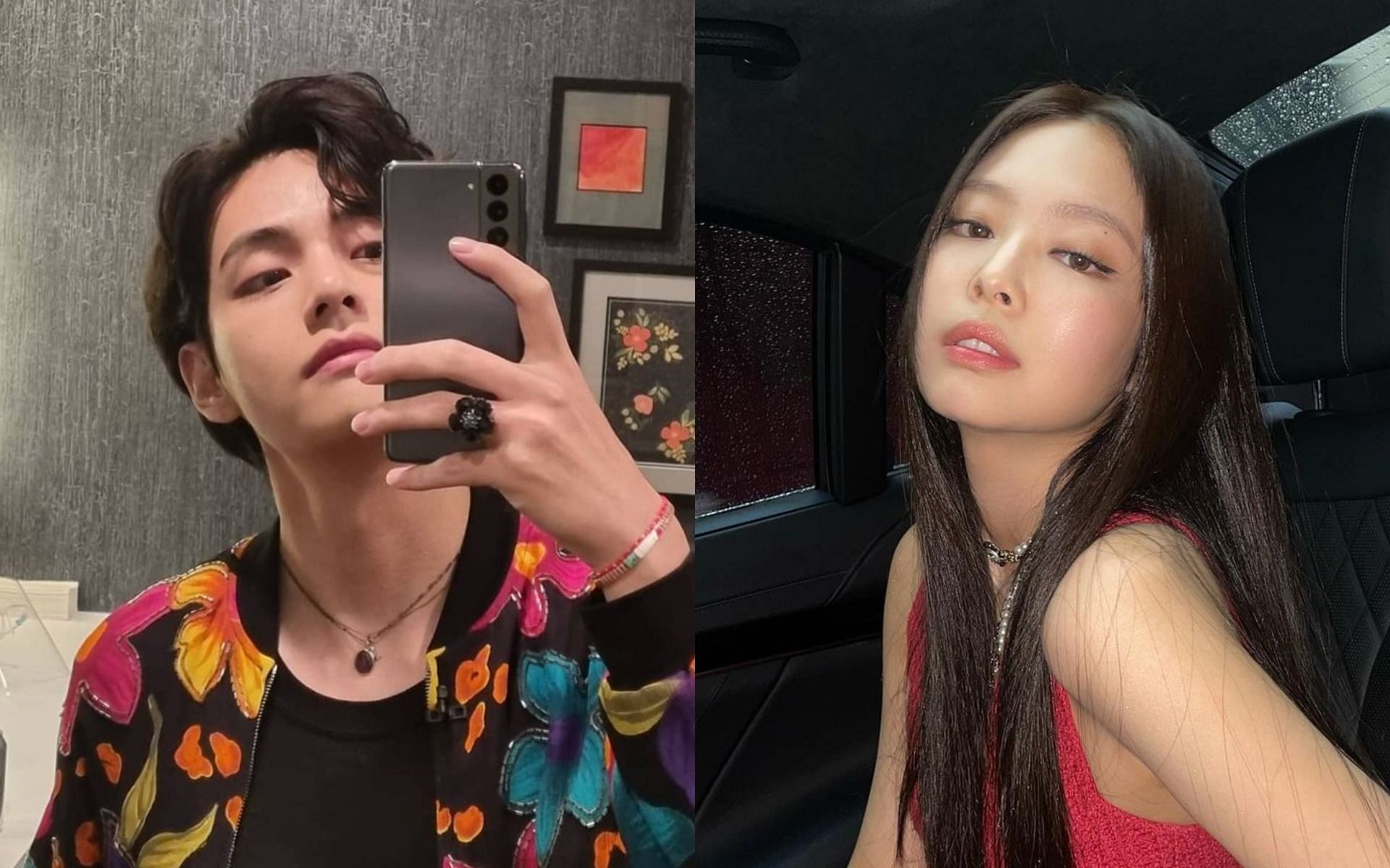 BTS' Kim Taehyung accidentally following BLACKPINK Jennie's Instagram account leads to an uproar
