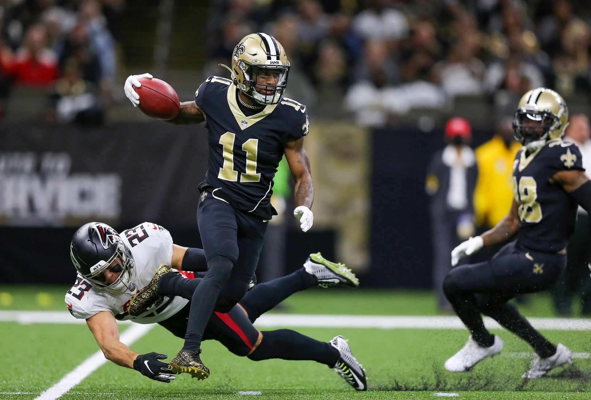 Saints WR Deonte Harris suspended for three games 