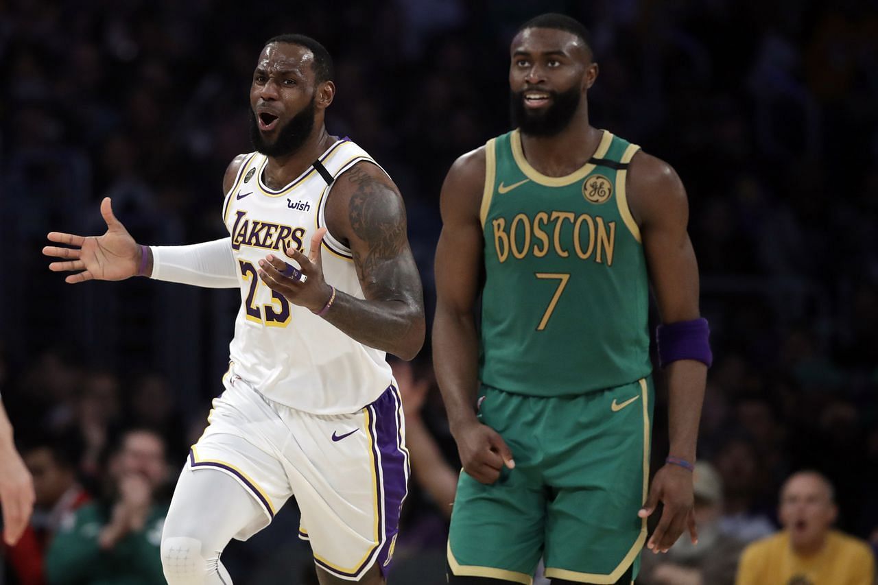 Revenge will be on the minds of the Los Angeles Lakers in tonight's game against the Boston Celtics. [Photo: MassLive.com]