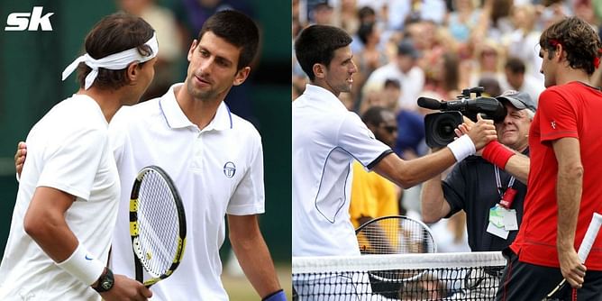 The year Novak Djokovic dominated Rafael Nadal and Roger Federer with a 10-1 combined record
