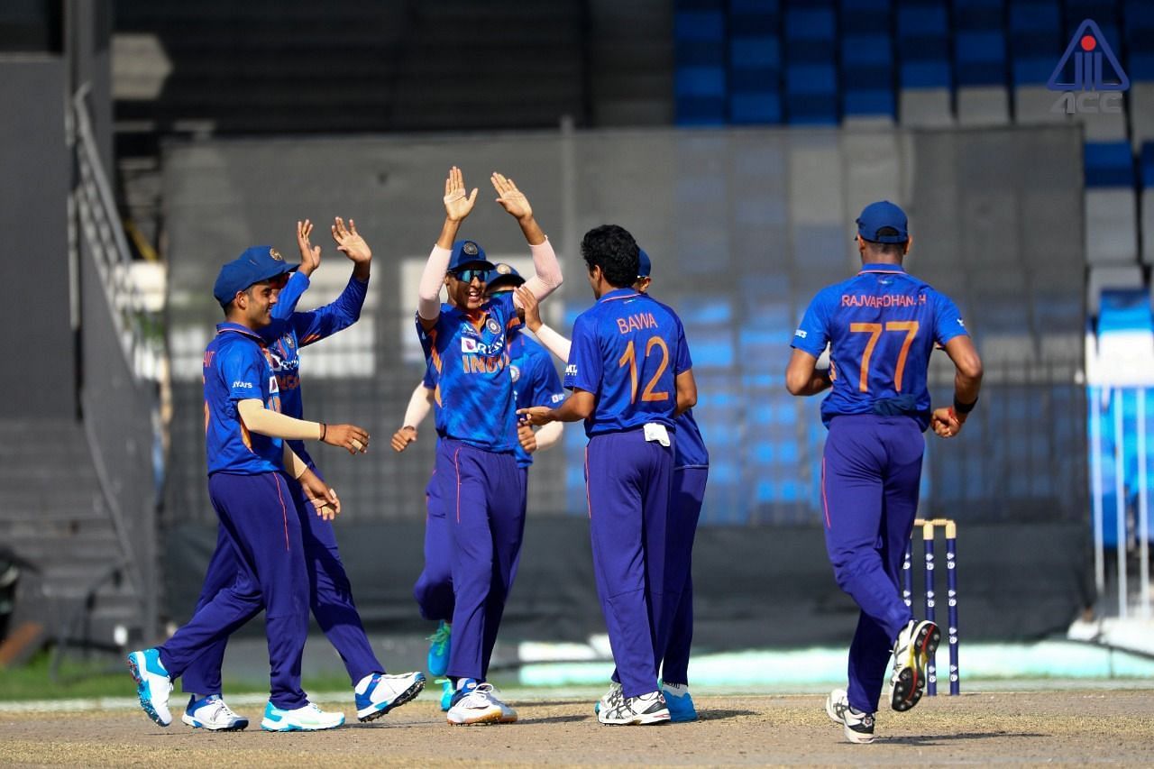 India U19 cricket team in action- Courtesy- ACC