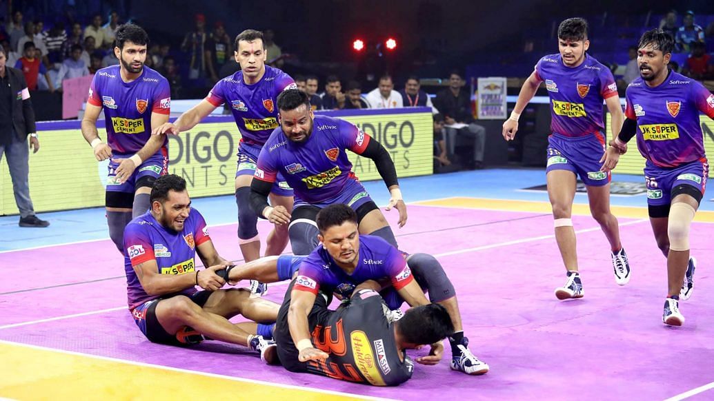 Dabang Delhi KC qualified for the final in the 2019 Pro Kabaddi League
