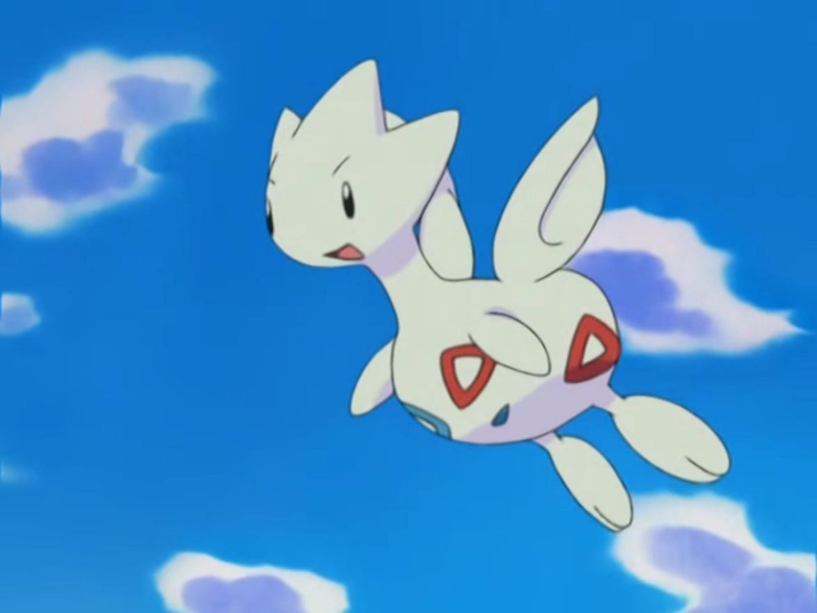 A Togetic in the anime (Image via The Pokemon Company)