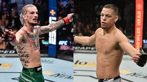 "That was one of the funniest things" - Sean O'Malley reacts to Nate Diaz making MMA fighter flinch