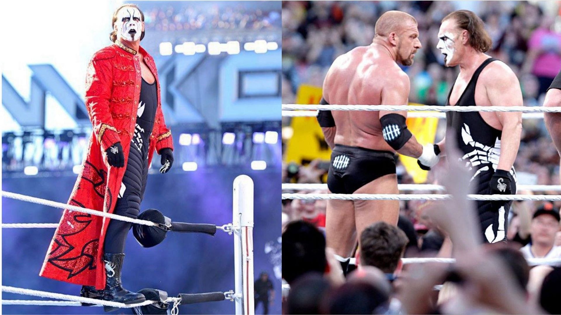 Sting made his WWE in-ring debut at WrestleMania 31