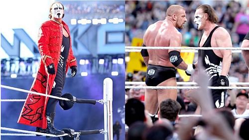 Sting made his WWE in-ring debut at WrestleMania 31