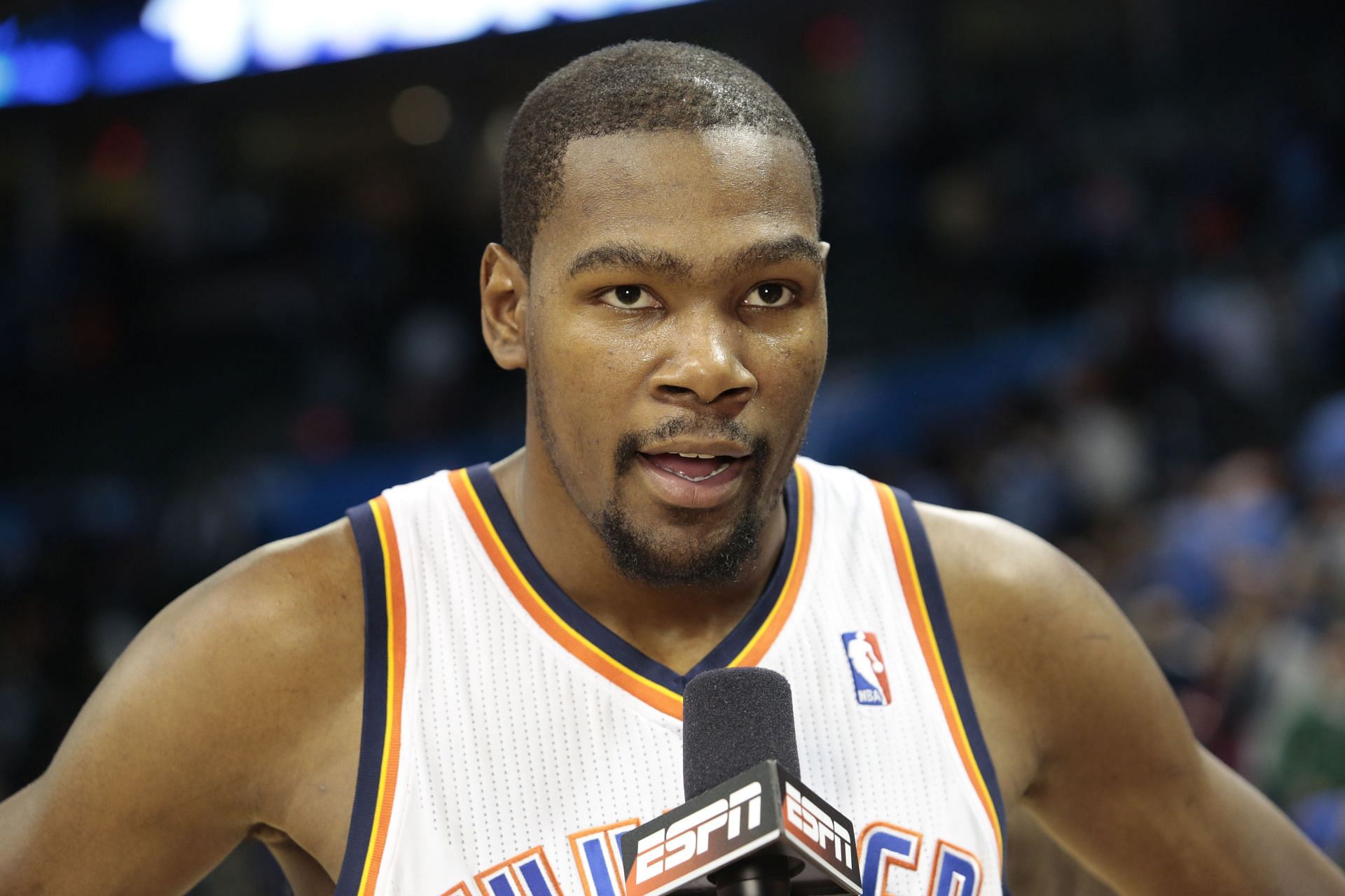 Kevin Durant with the OKC Thunder in 2012.