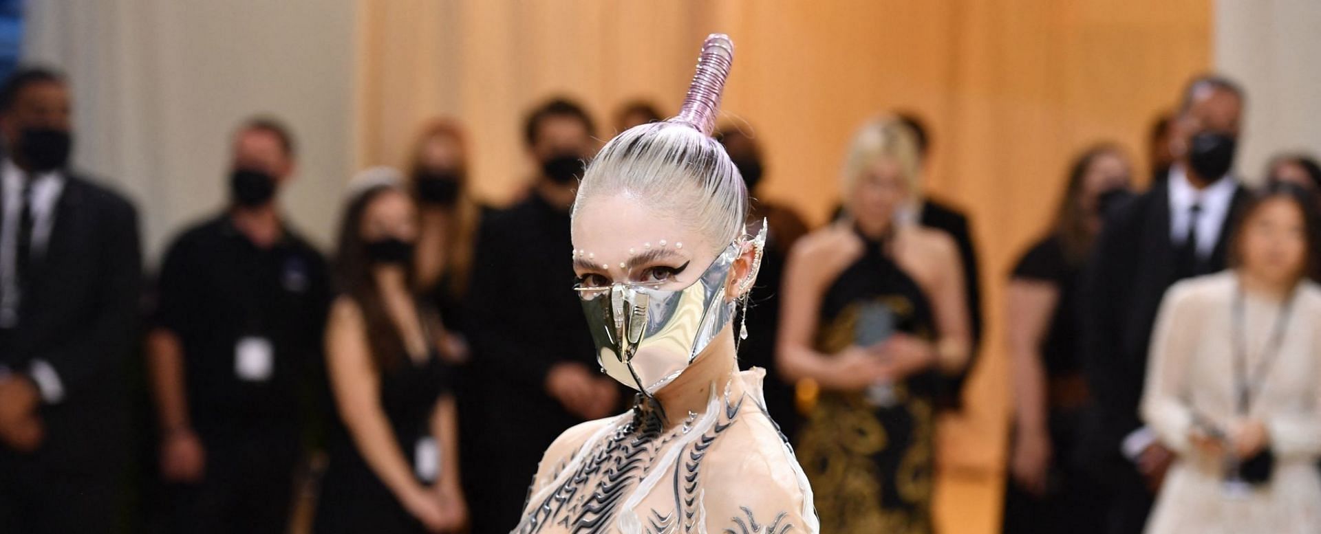 Grimes sparked pregnancy rumors with a new Instagram photo (Image via Angela Weiss/Getty Images)