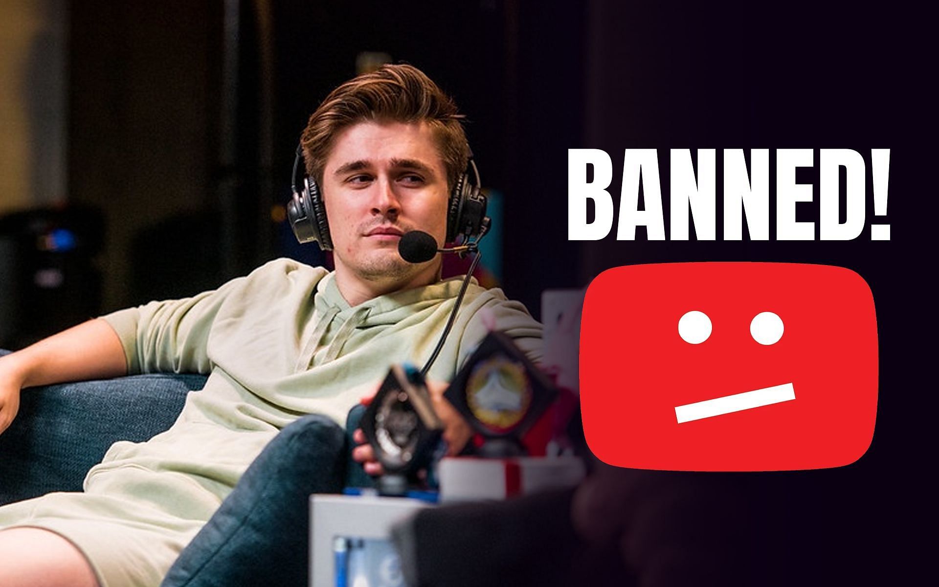 Ludwig starts off his YouTube streaming career with multiple bans (Image via Sportskeeda)