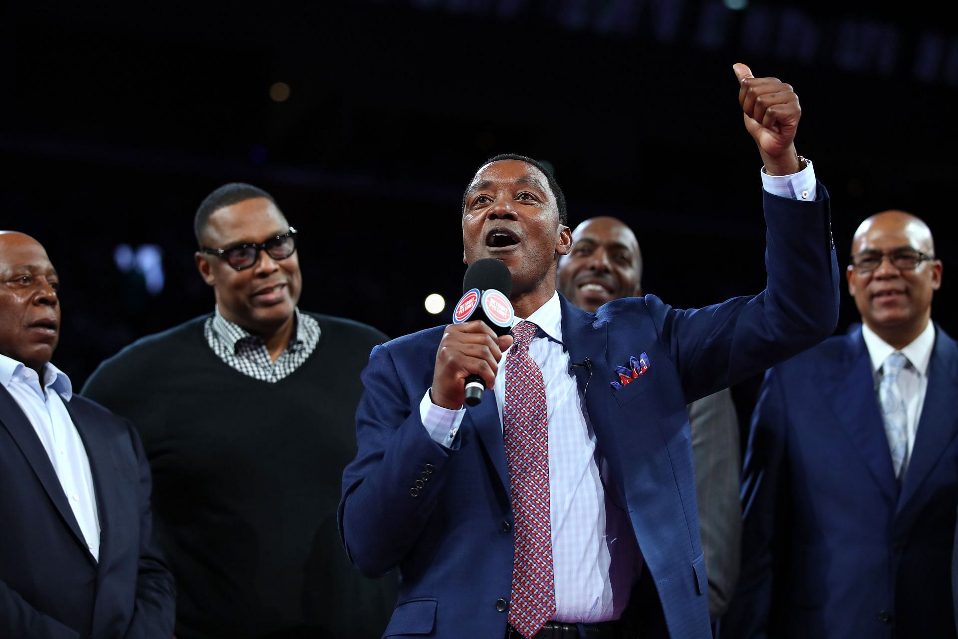 Hall of Famer and Detroit Pistons legend Isiah Thomas