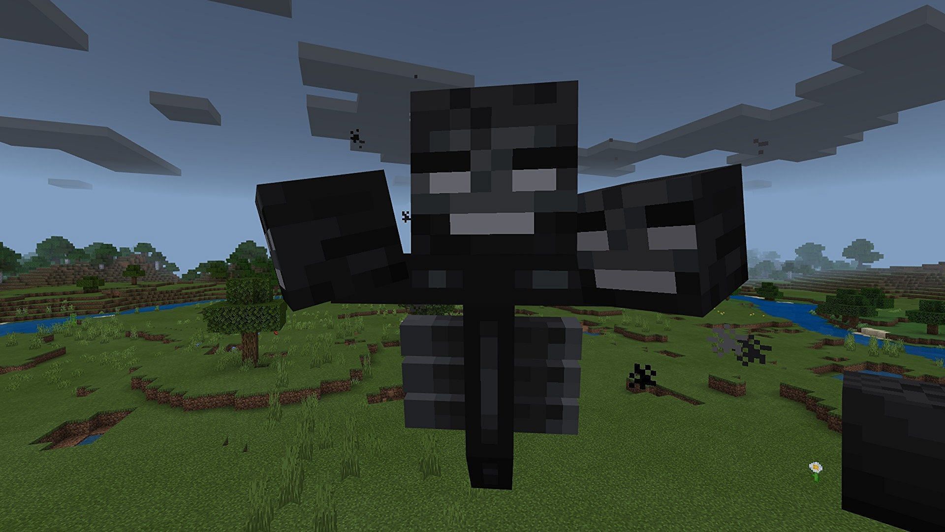 The Wither is one of the most difficult mobs in the game (Image via Minecraft)
