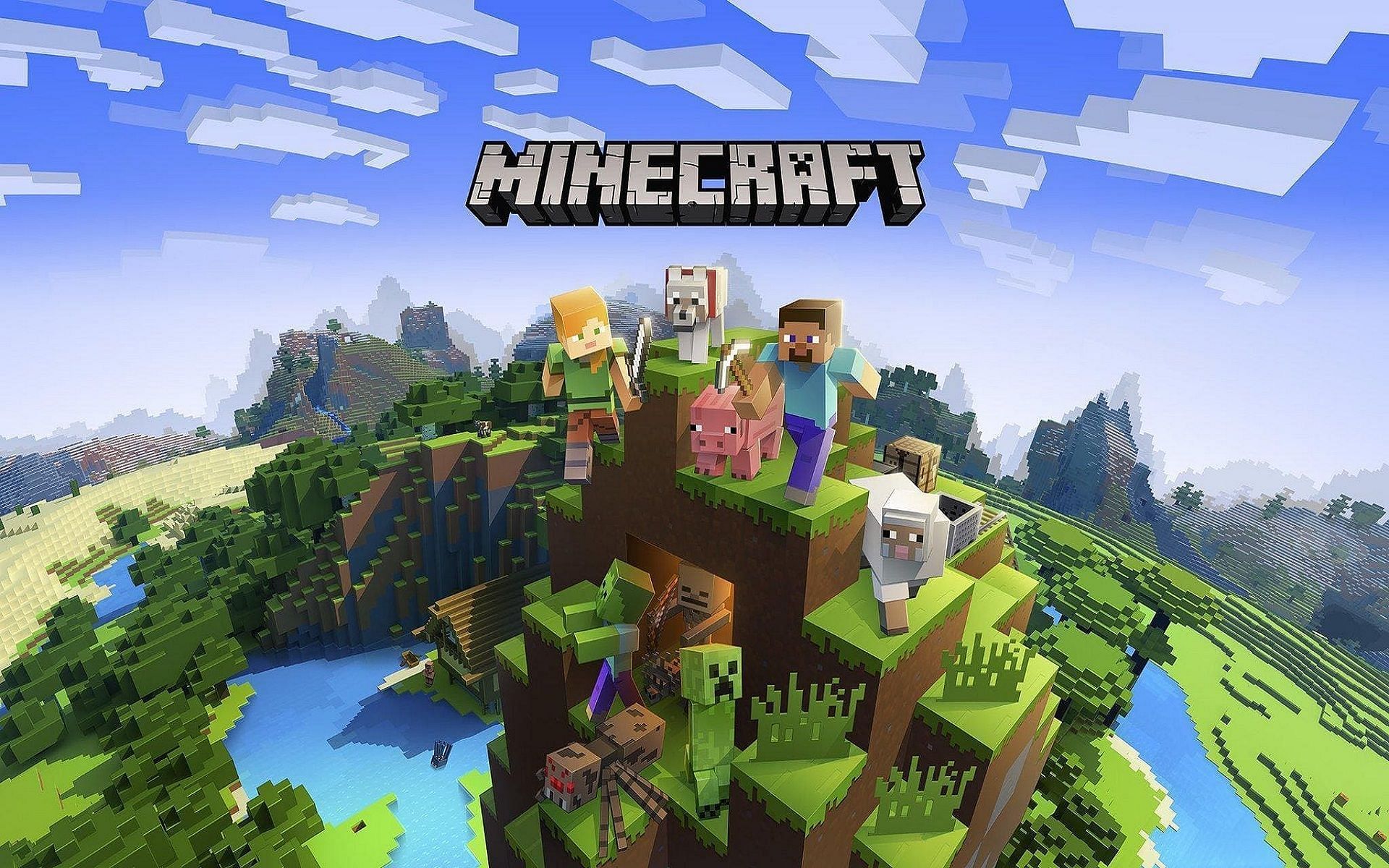 An official Minecraft poster (Image via Mojang)
