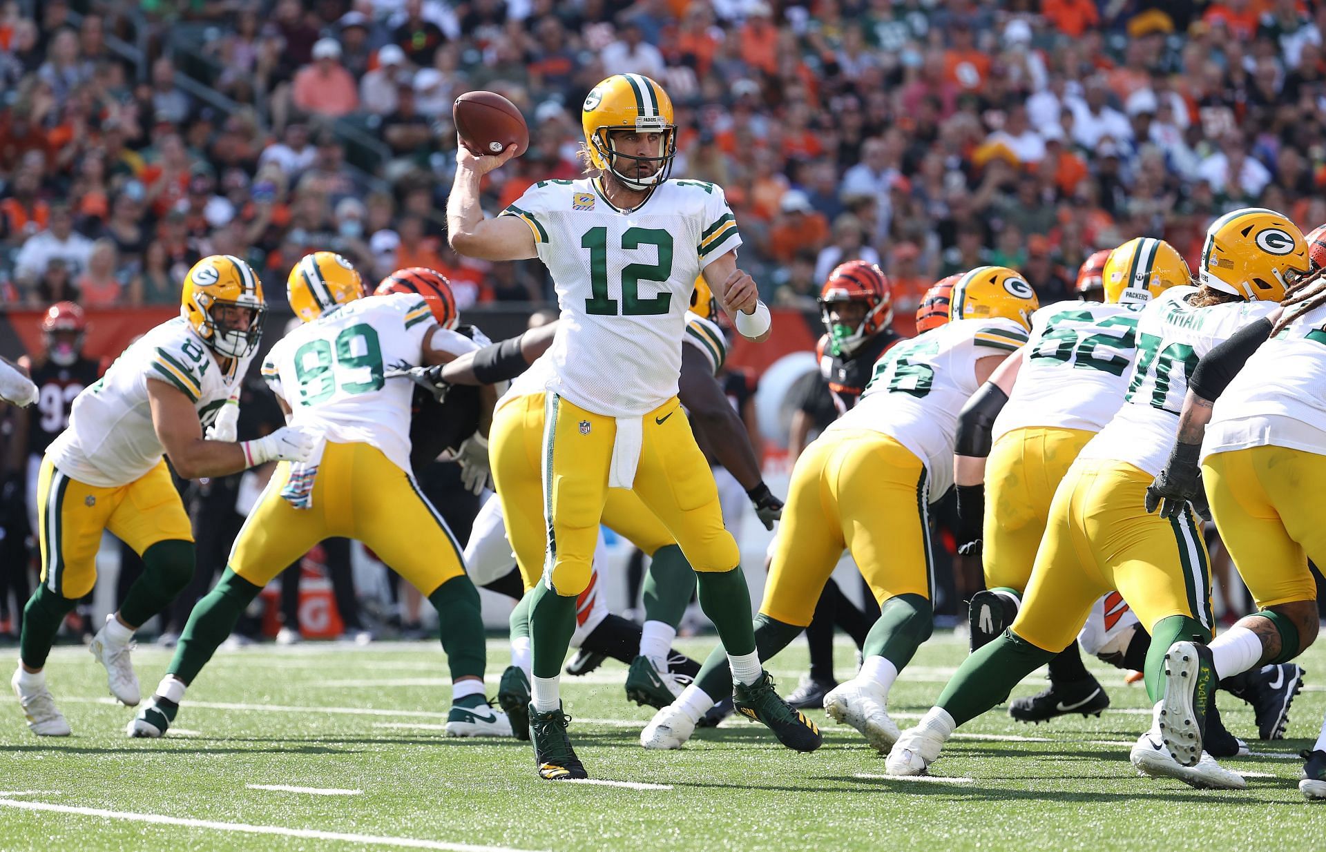 Green Bay Packers quarterback Aaron Rodgers