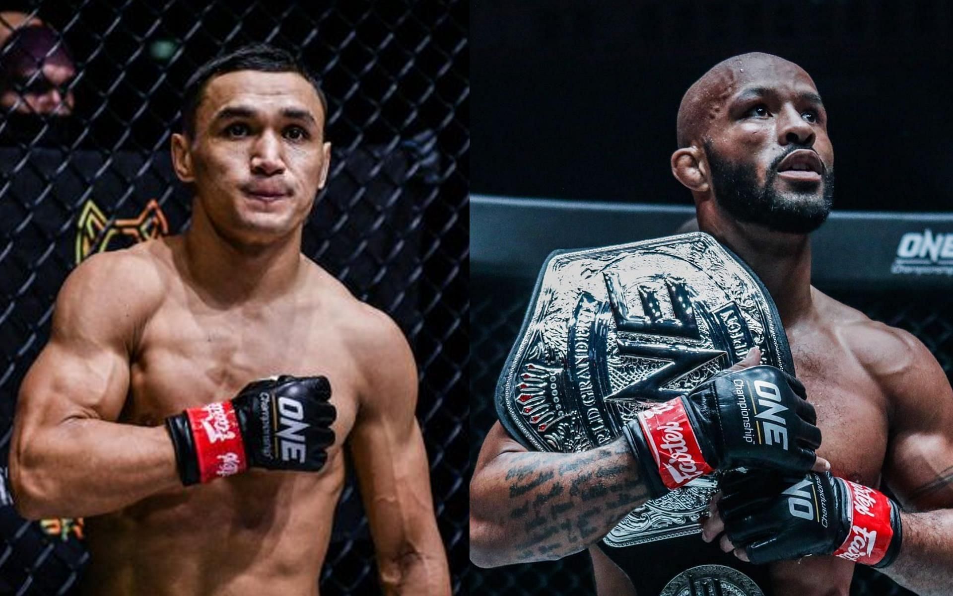 Kairat Akhmetov (Left) and Demetrious Johnson (Right) | [Photos: ONE Championship]