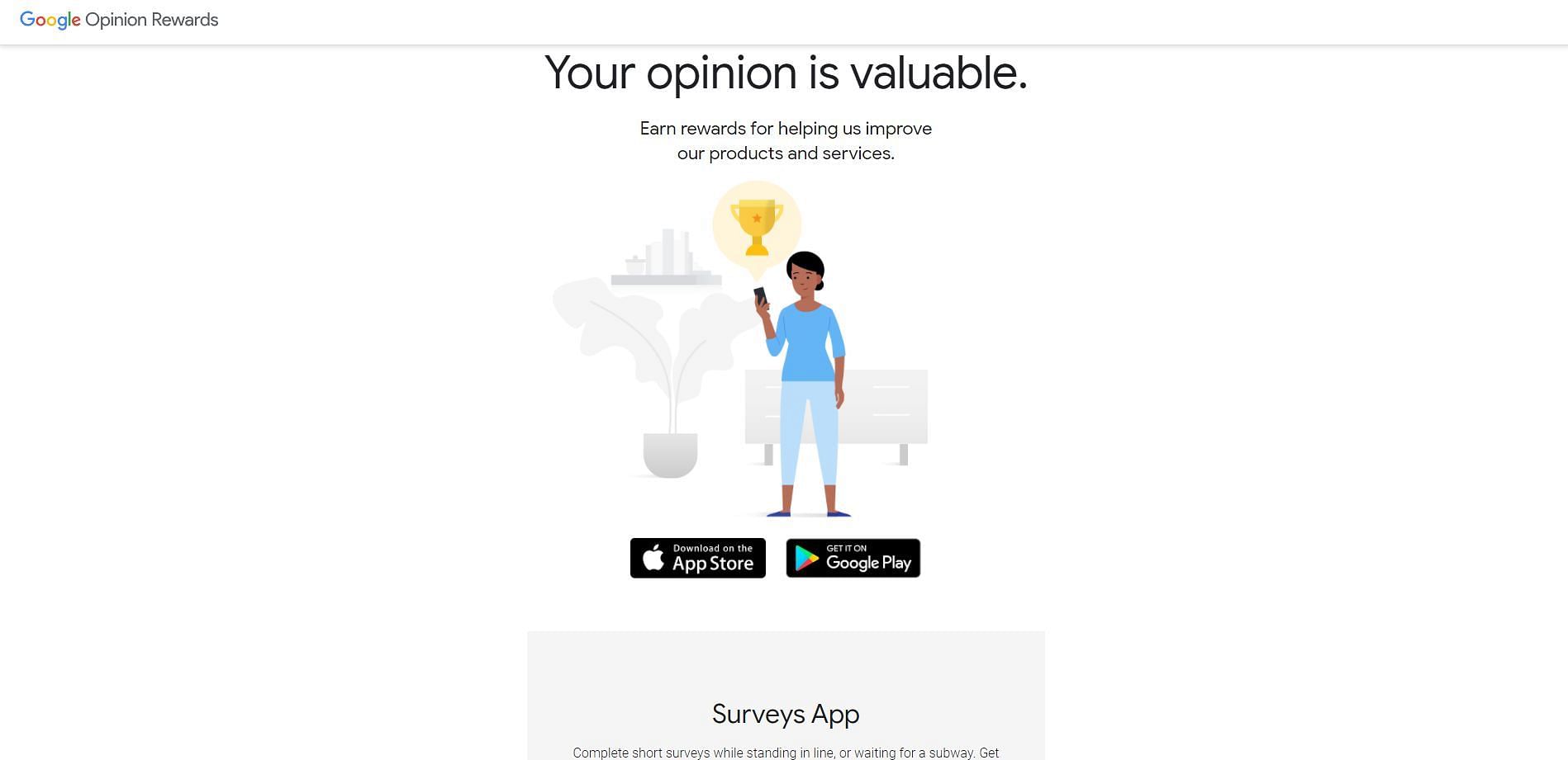 Google Opinion Rewards is the finest way for players (Image via Google Opinion Rewards)