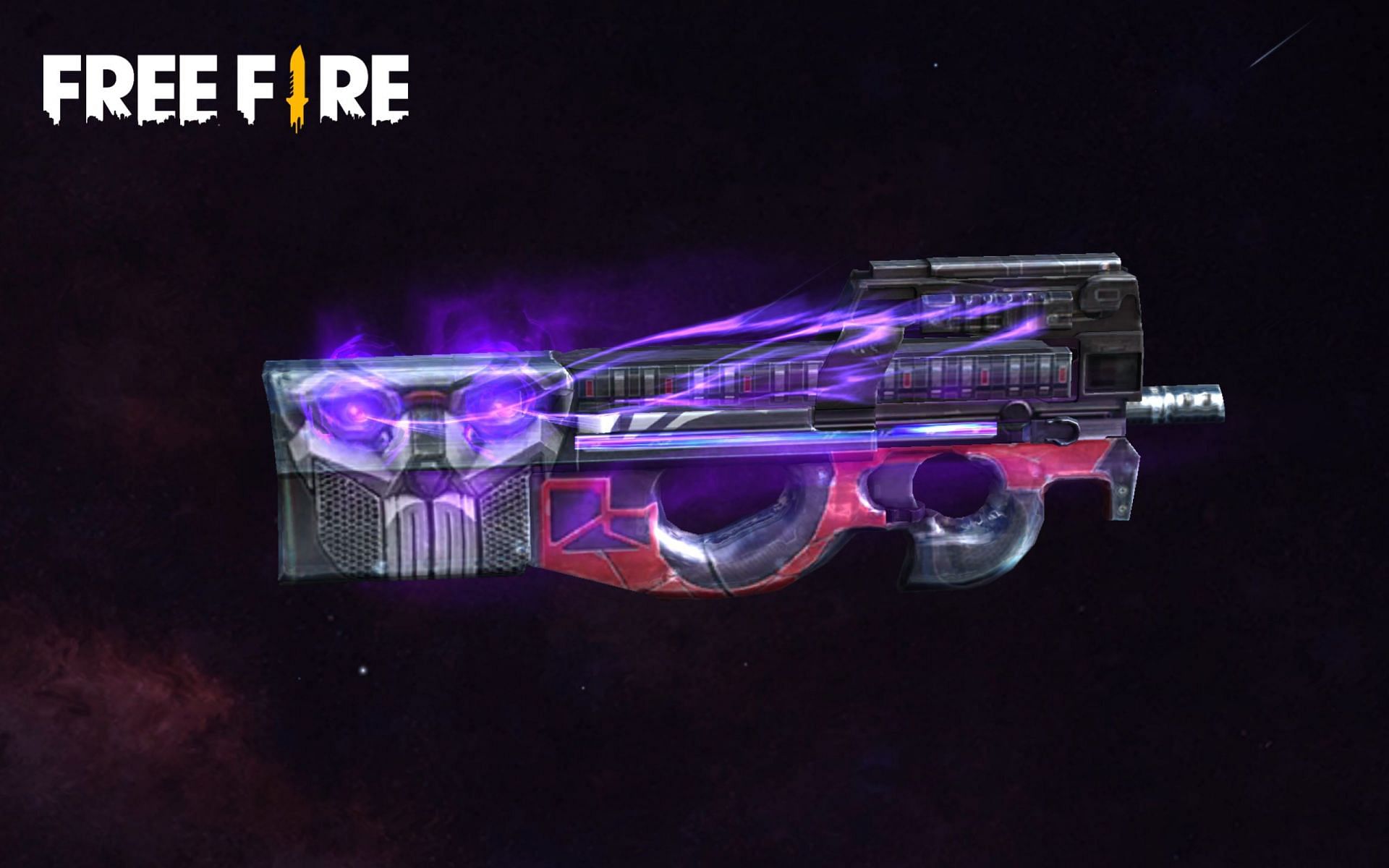 The P90 gun skin can be acquired through the crate (Image via Free Fire)