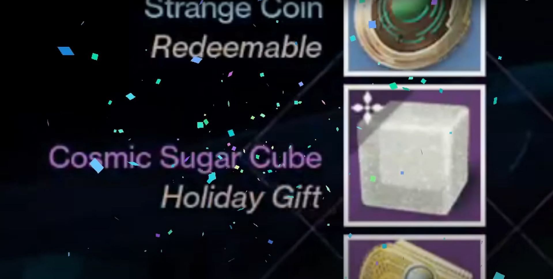 Cosmic Sugar Cube legendary recipe for the Starhorse (Image via Skarrow9 YT)