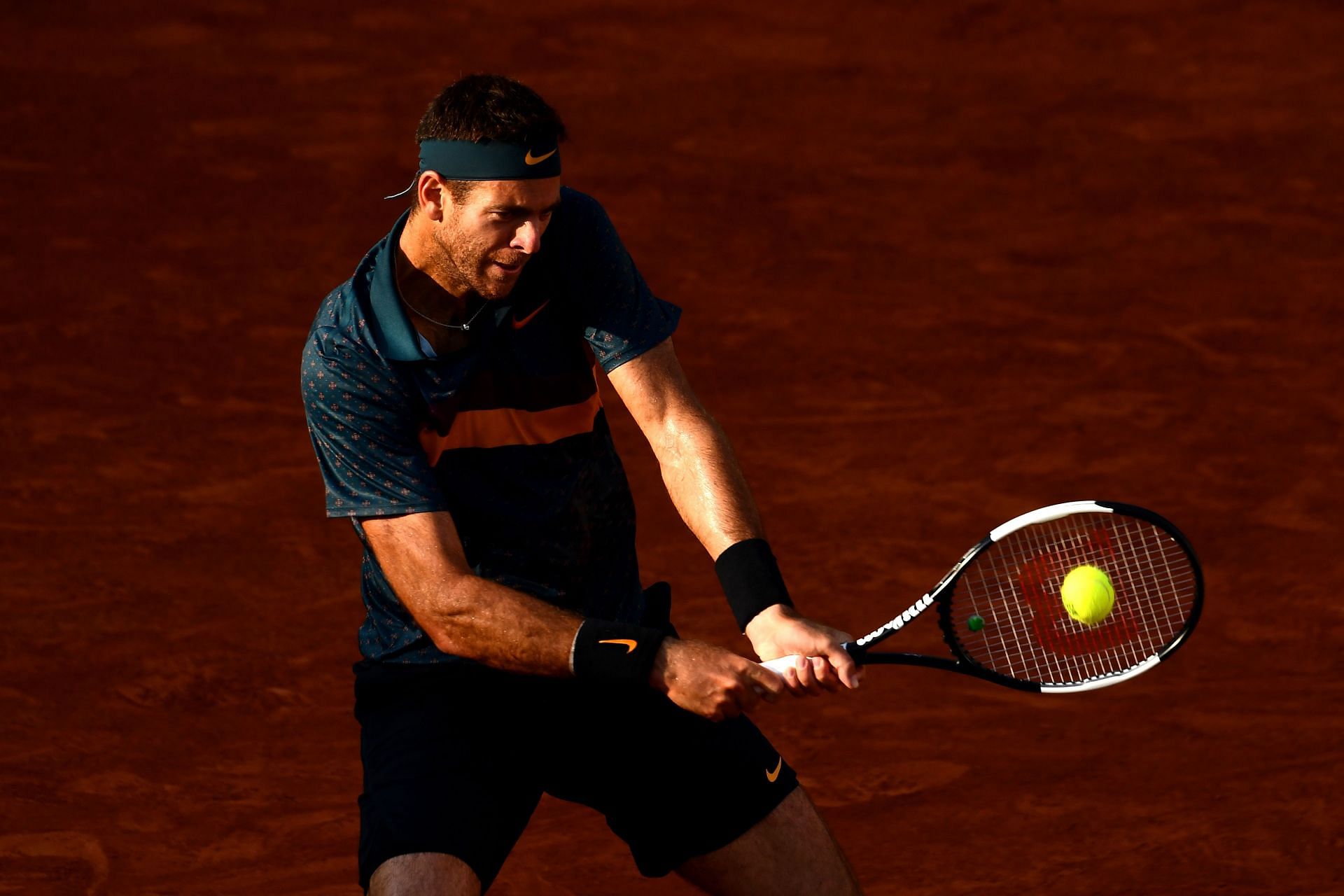 Juan Martin del Potro at Roland Garros 2019