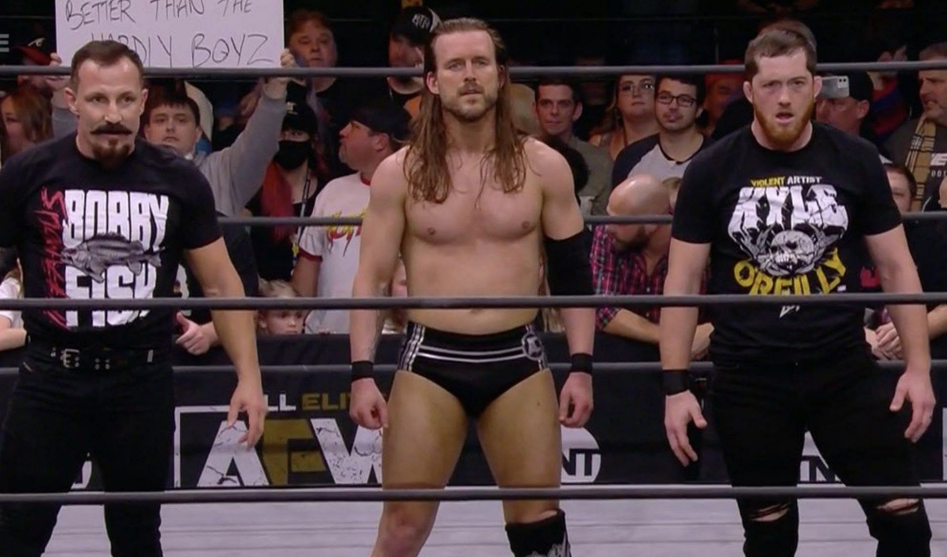 Bobby Fish, Adam Cole and Kyle O&#039;Reilly at AEW Dynamite