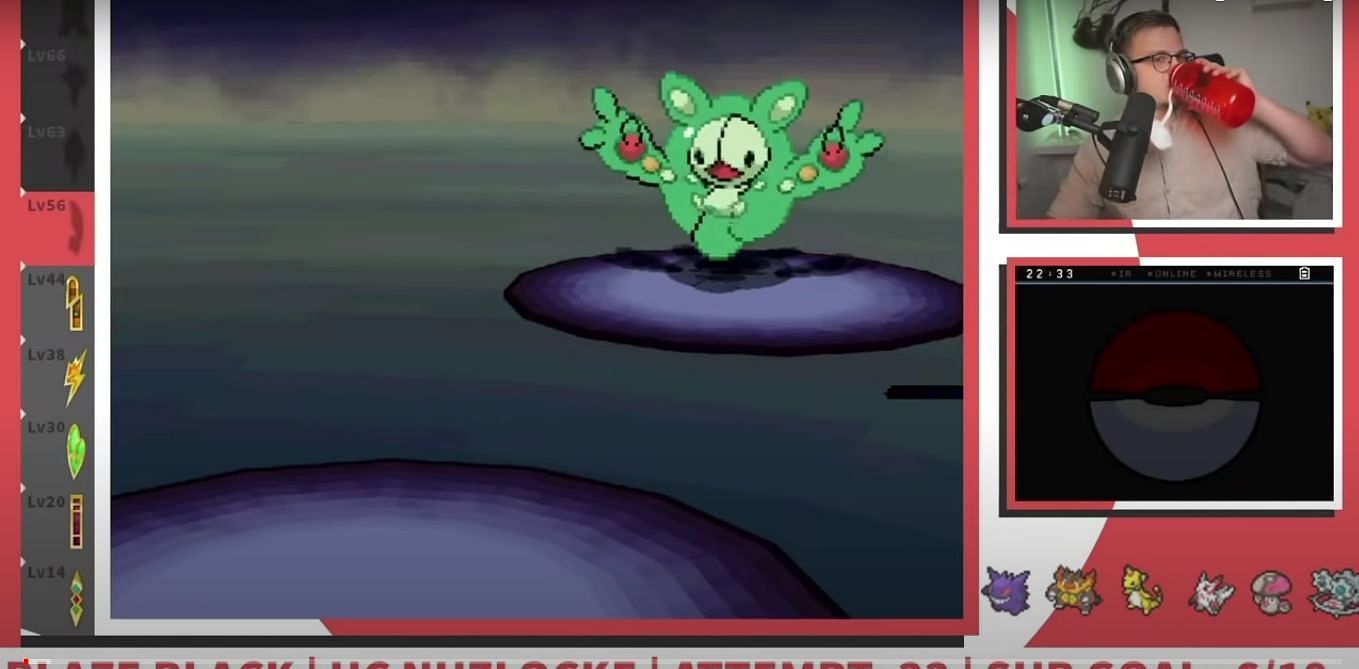 YouTuber Pokemon Nuzlocke Challenges attempts the Blaze Black romhack (Image via YouTube/Pokemon Nuzlocke Challenges)