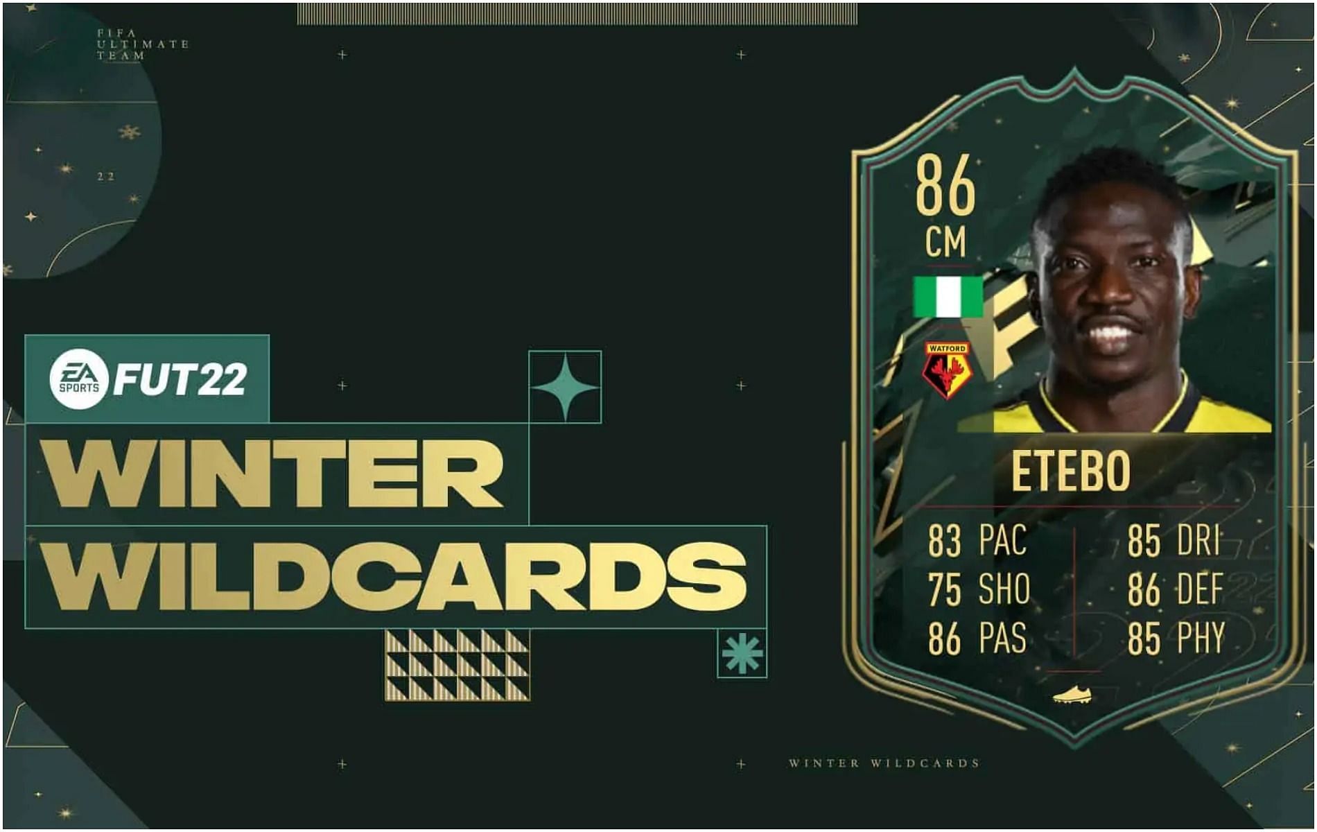 Winter Wildcards Oghenekaro Etebo SBC is now live in FIFA 22 Ultimate Team (Image via FIFA Saved My Life)