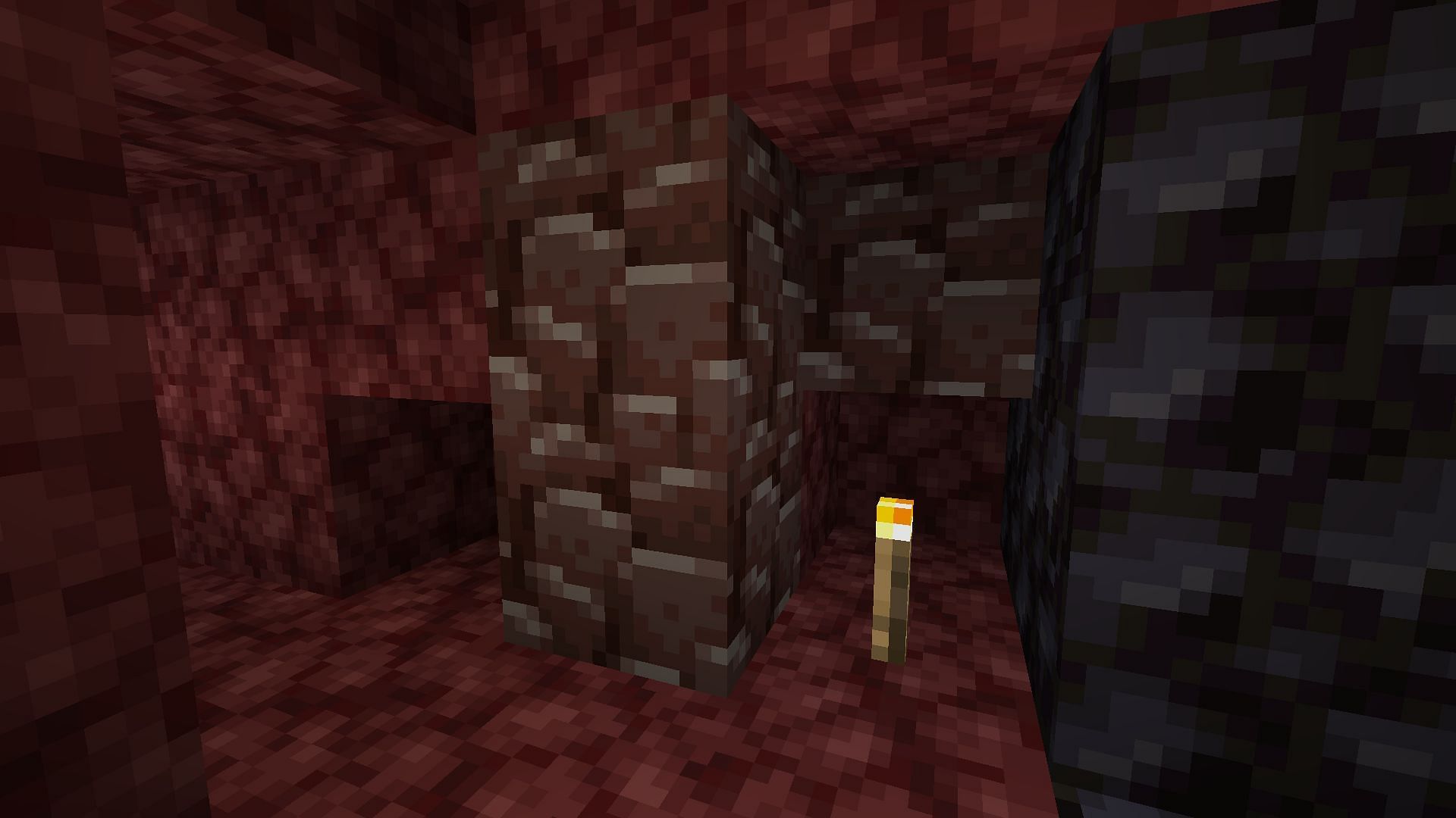 Ancient debris (Image via Minecraft)