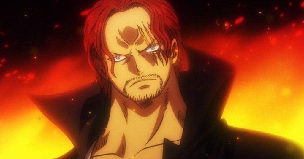 Shanks as seen in the One Piece anime. (Image via Toei Animation)