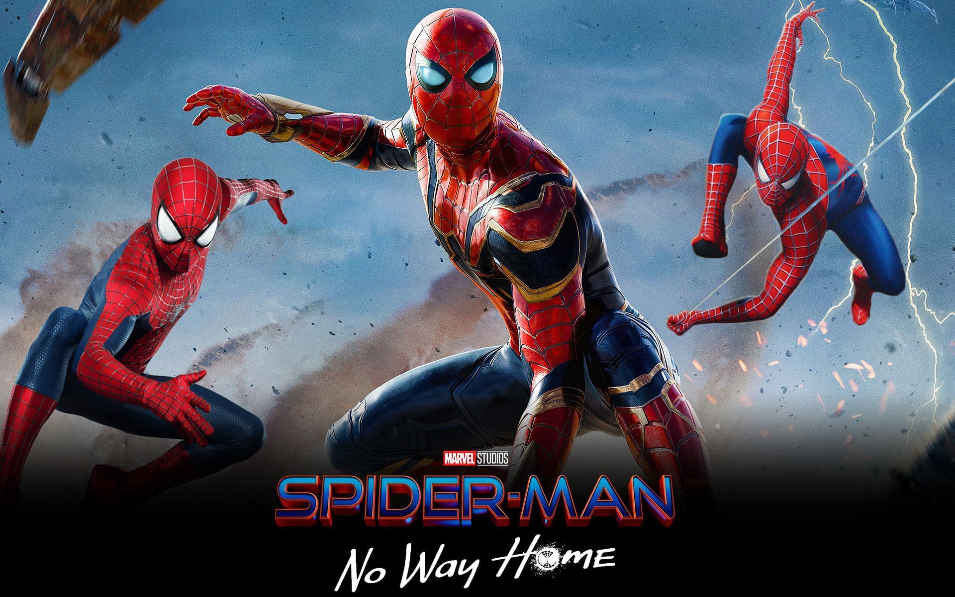 Sony Pictures X Marvel&#039;s Spider-Man: No Way Home poster (Image via Sportskeeda)