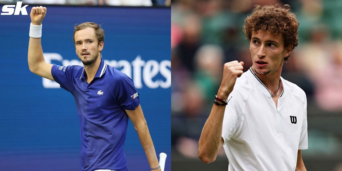 Daniil Medvedev and Ugo Humbert.