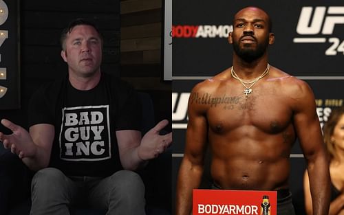 Chael Sonnen (left), Image credit: youtube/chaelsonnen; Jon Jones (right)