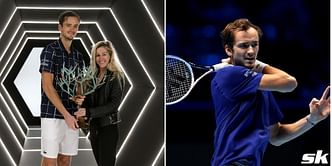 "She does a lot for me in order for me to play better tennis" - Daniil Medvedev acknowledges his partner Daria's contribution in his success