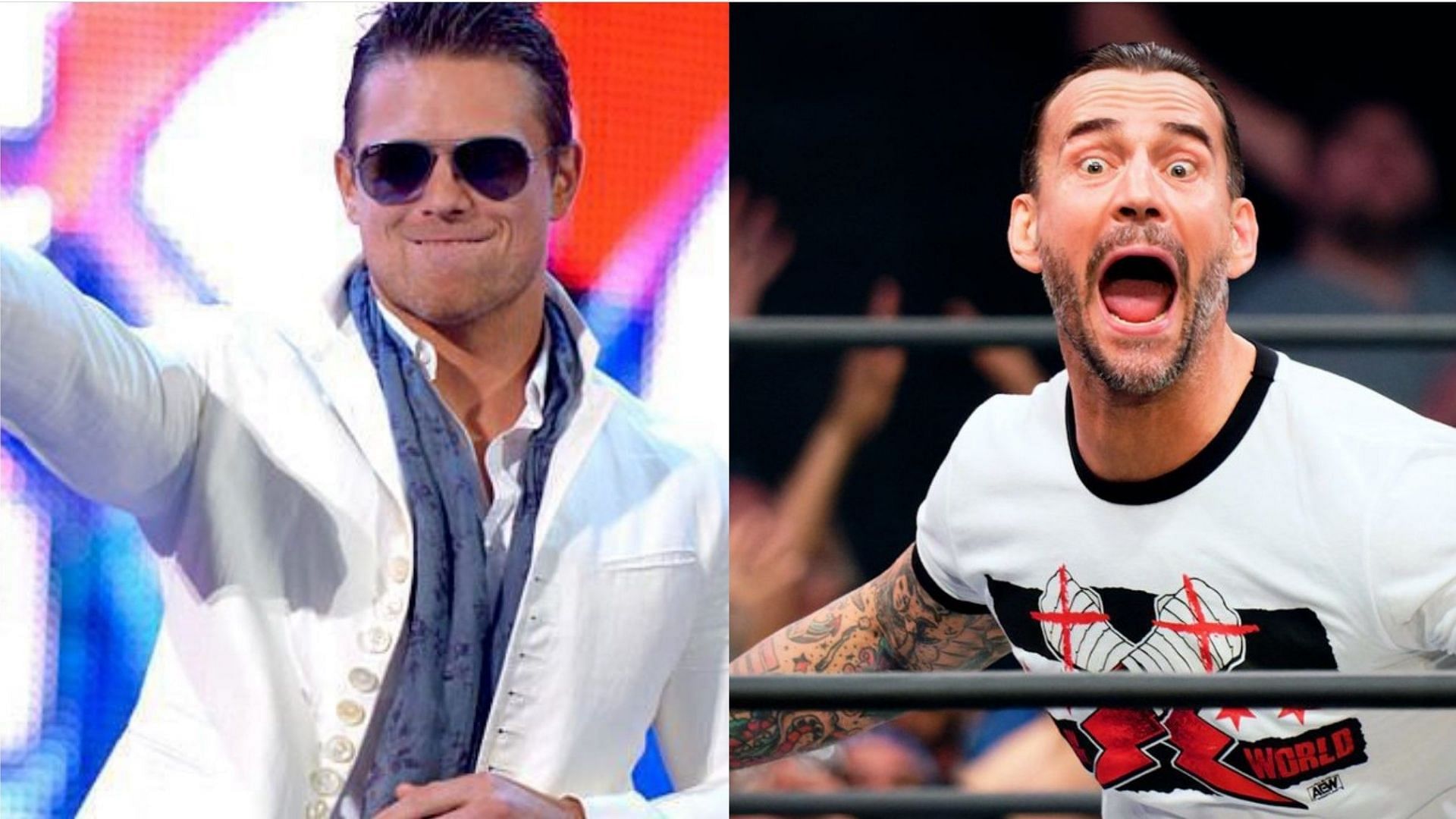 The Miz (left) and CM Punk (right)