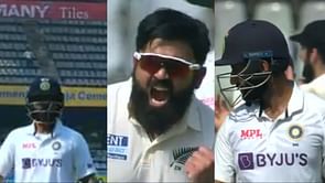 [Watch] Mumbai boy Ajaz Patel upsets Indian fans; dismisses Virat Kohli, Cheteshwar Pujara for ducks in 2nd India vs New Zealand 2021 Test