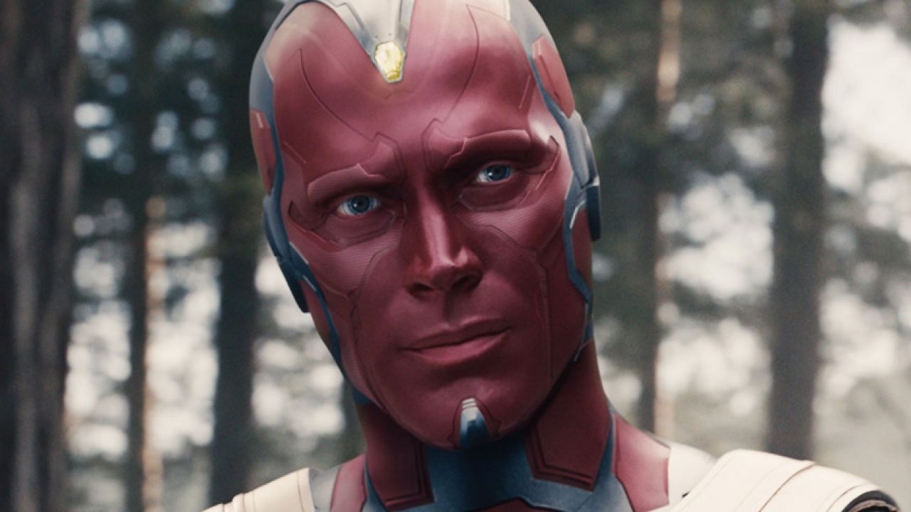 Vision played by Paul Bettany in the Marvel Cinematic Universe (Image via Disney)