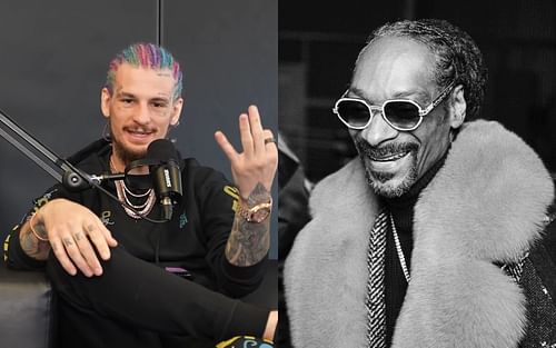 Sean O'Malley (left) via. Youtube/fulsendpodcast; Snoop Dogg (right) via. instagram/snoopdogg