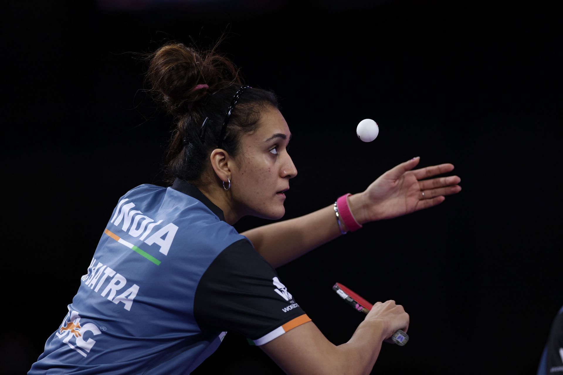India&#039;s Manika Batra in action at the World Table Tennis Championships. (PC: Getty Images)
