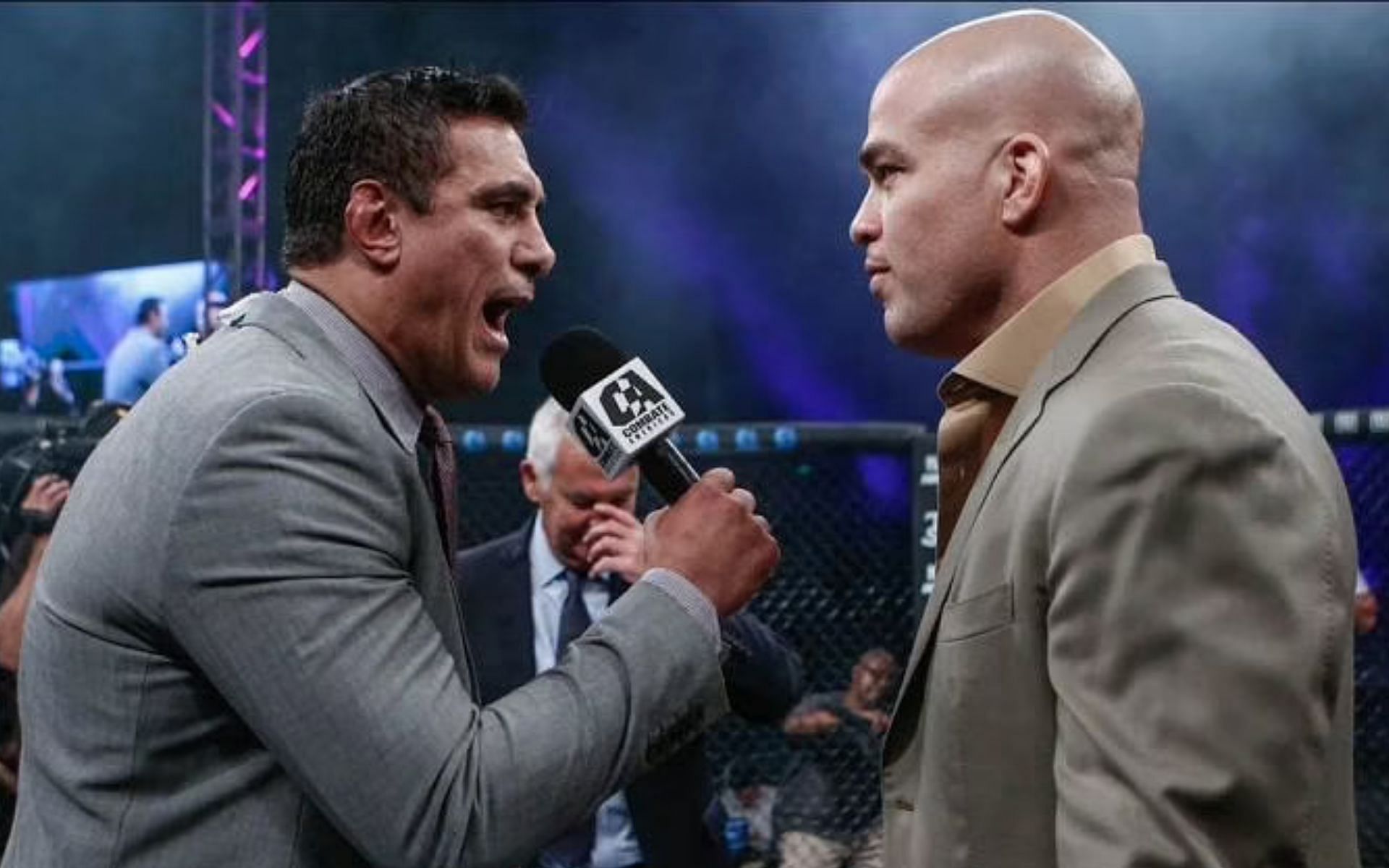 Alberto Del Rio (left) and Tito Ortiz (right)