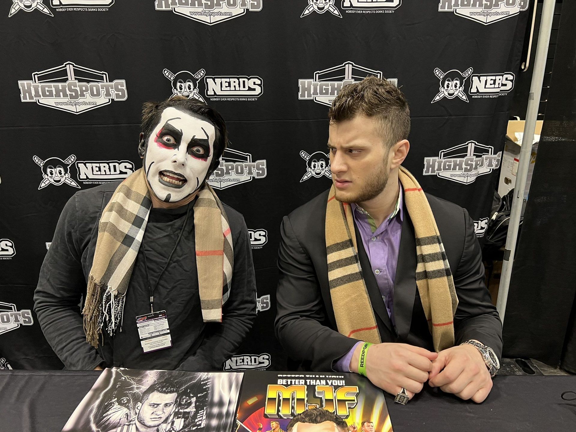 MJF isn&#039;t too thrilled with Danhausen right now