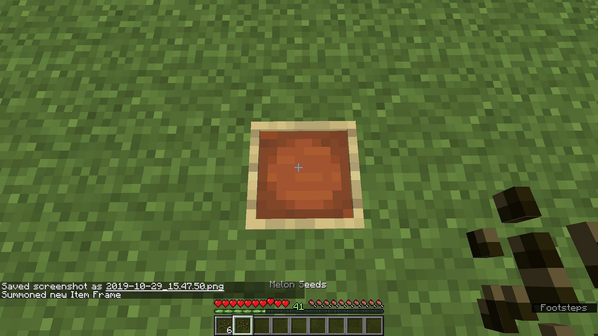 Item frames require sticks and leather, hardly materials worth seven emeralds (Image via Mojang)