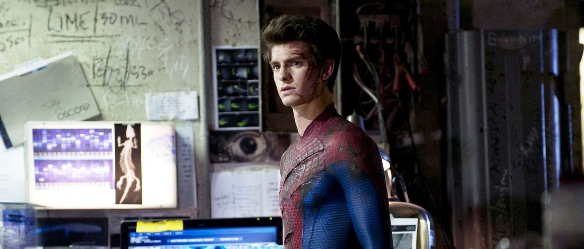 Andrew Garfield as Spider-Man in TASM (Image via Sony Pictures)