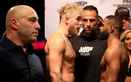 "He's got real fu****g power" - Joe Rogan dismisses rumor of Jake Paul vs. Tyron Woodley 2 being rigged