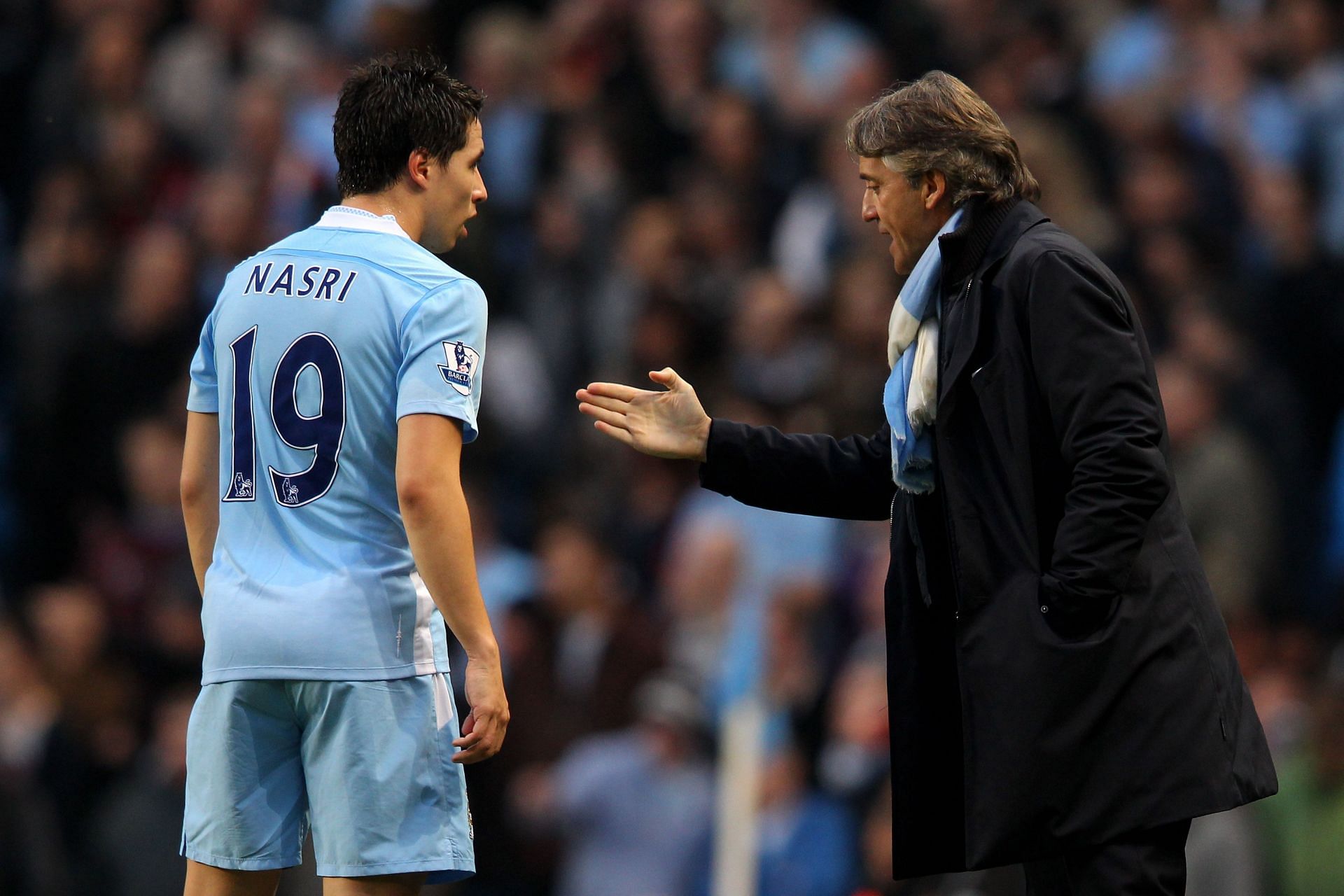 Nasri and Mancini had a tumultuous relationship at Manchester City